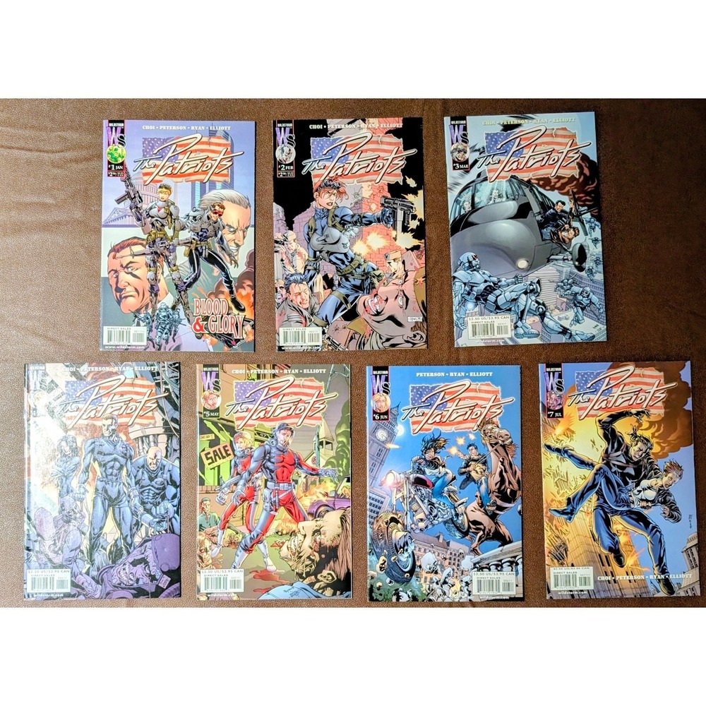The Patriots #1–7‎ (2000) Wildstorm Comics Near Complete Run 7 Out Of 10 Issues
